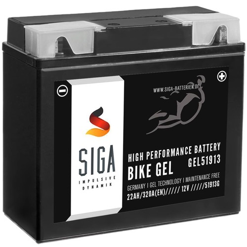 Gel motorrad batterie 12v 22ah - motorrad,