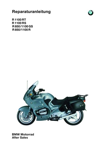 Bmw reparaturanleitung r1100 - bmw,