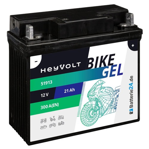 Gel motorradbatterie 21ah - gel, 12v