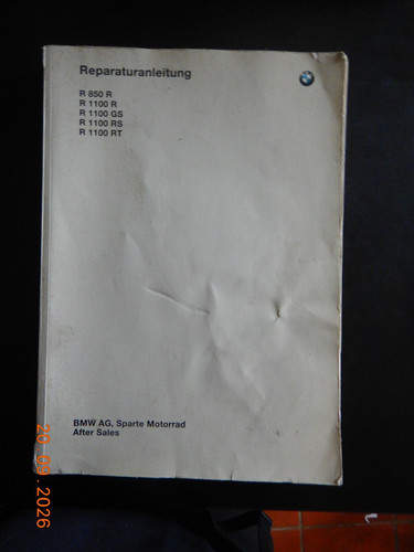 Bmw reparaturanleitung r850r - bmw,